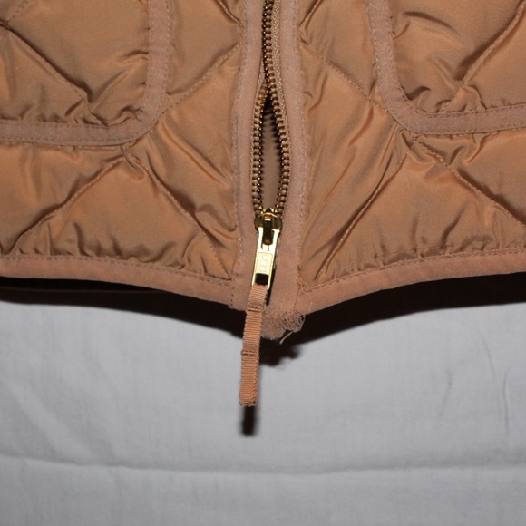 JCrew Quilted Puffer Jacket in Tan - Picture 5 of 5